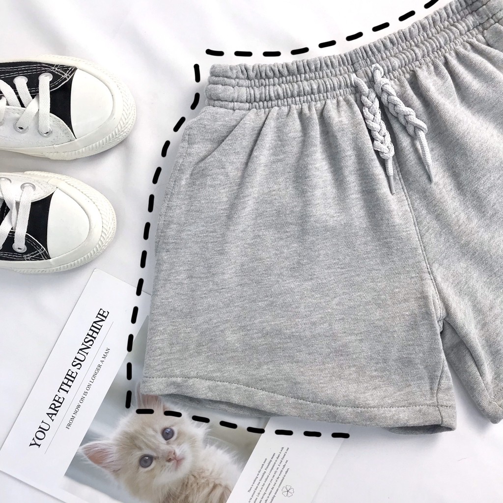 Quần Short Thun Nữ Trơn Ulzzang (ẢNH THẬT)