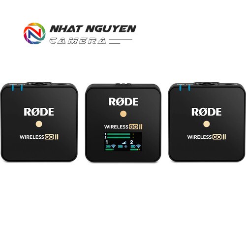 Micro Không Dây Rode Wireless GO II ( 2 phát + 1 nhận)-Wireless Go 2-Bảo hành 12 tháng