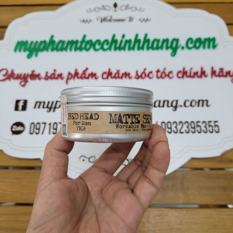 Sáp tạo kiểu nam TIGI BEDHEAD FOR MEN  matte separation 85g