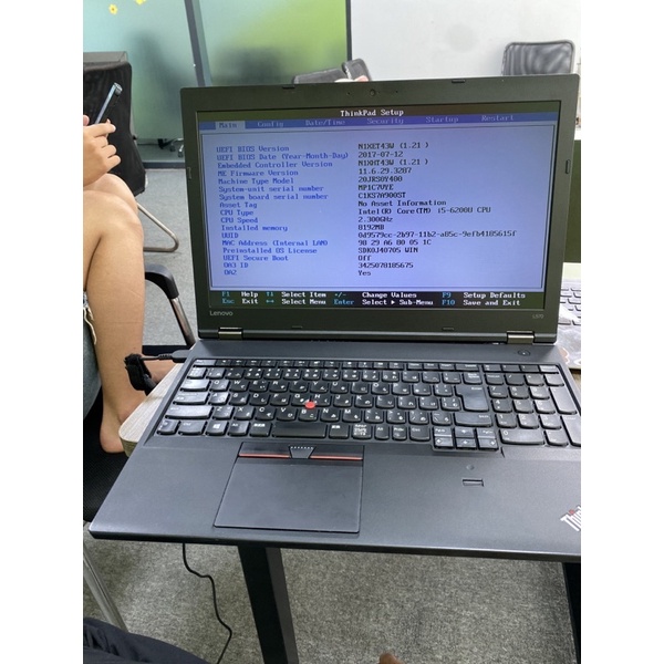 Laptop nhật thinkpad L570 i5 8gb ssd 128 hdd 500gb