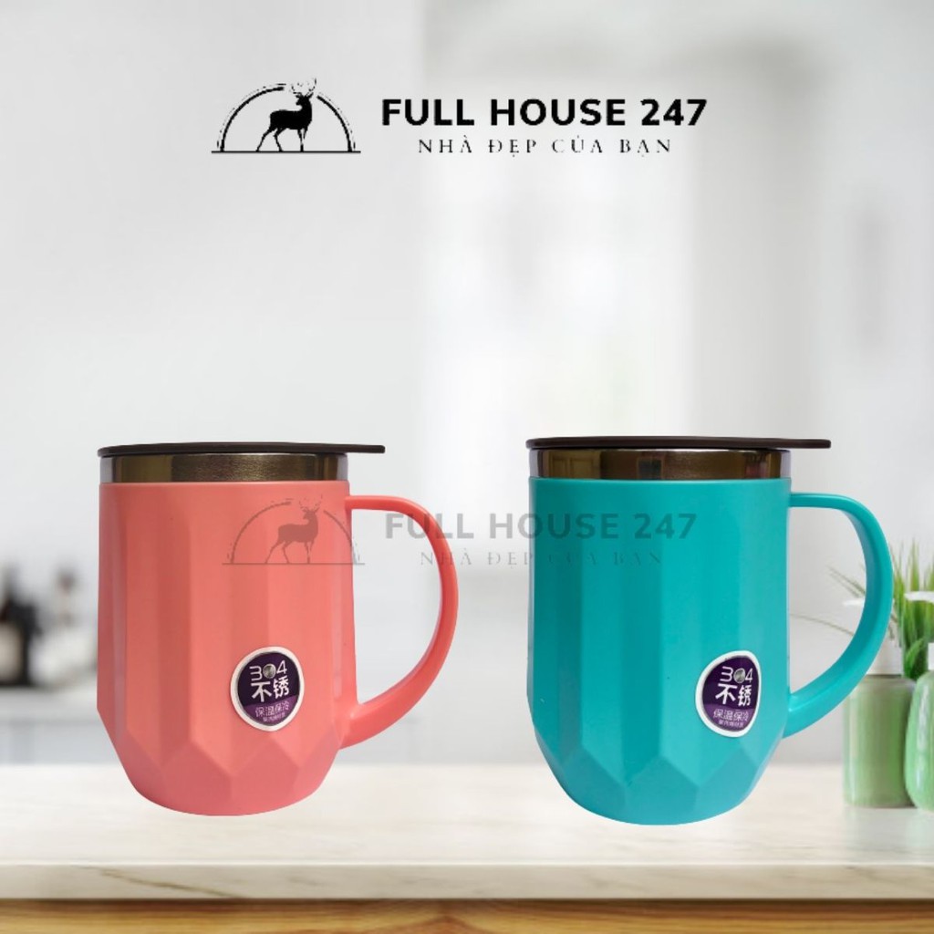Cốc giữ nhiệt ủ cháo đựng canh cà phê400ml chất liệu inox 304 hàng cao cấp giữ ấm đồ ăn đồ uống vào mùa đông