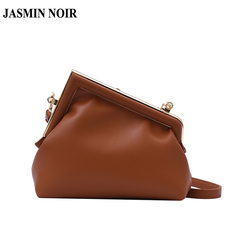 Túi đeo chéo JASMIN NOIR bằng da pu chất lượng cao phong cách cổ điển thời trang cho nữ