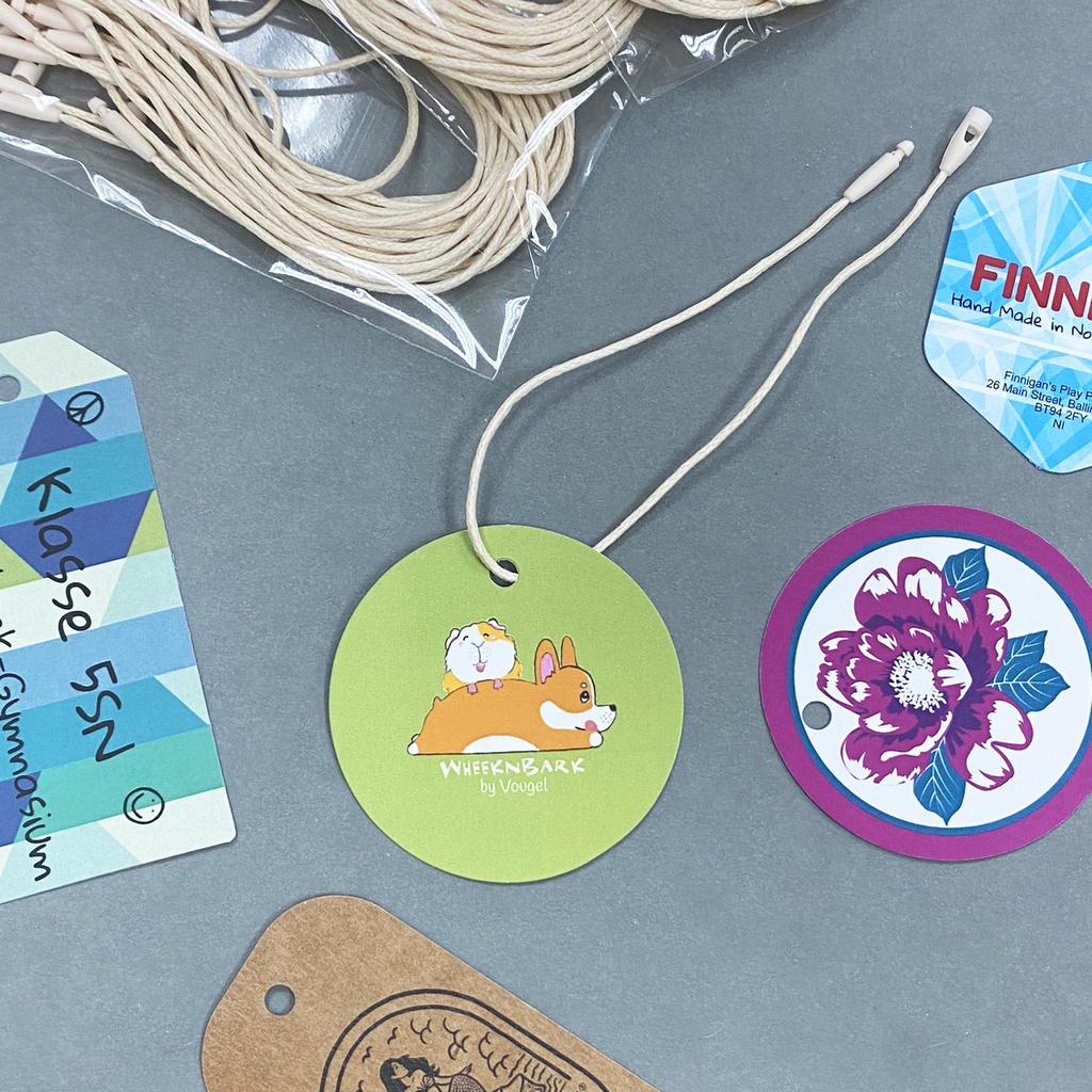 Dây treo cotton tag_Hang tag cord