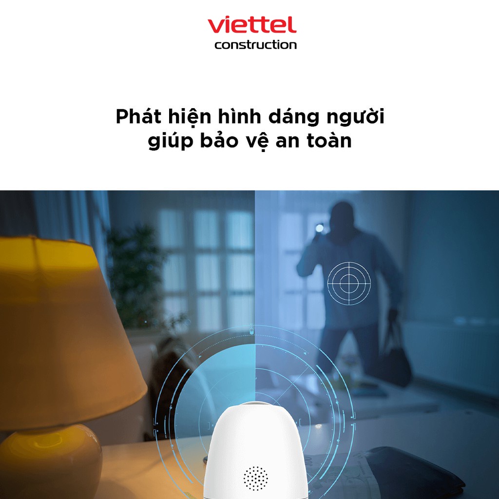 Camera IP Wifi Tenda CP3 Độ phân giải 1080P xoay 360°