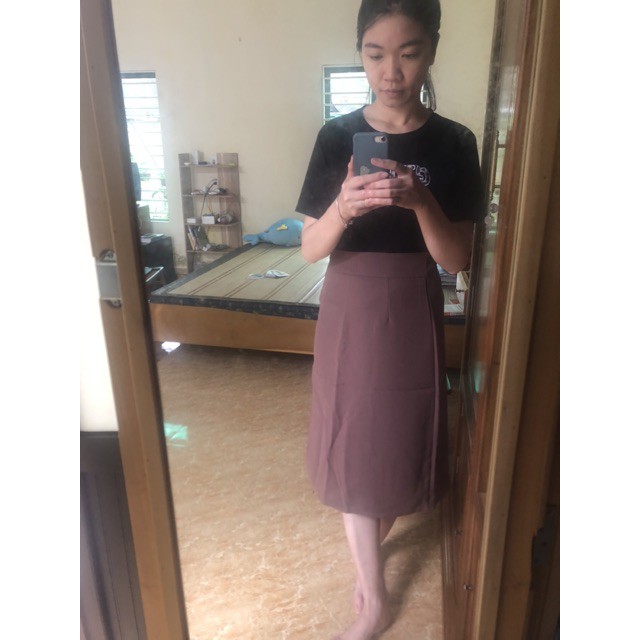 Chân Váy A Dài Xẻ Cá Tính 302