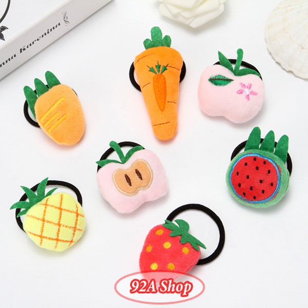 CHUN BUỘC TÓC NHỒI BÔNG HOA QUẢ