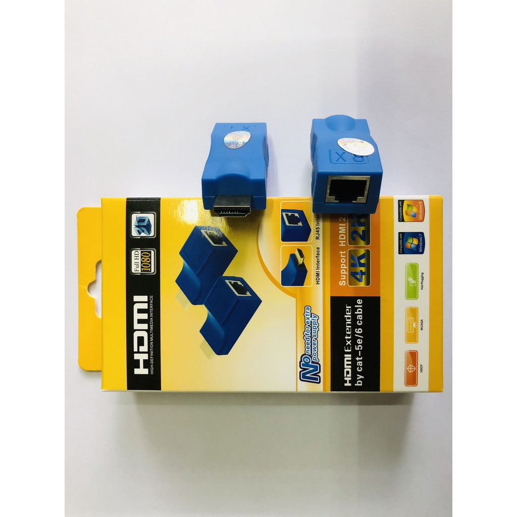 Đầu chuyển đổi cổng HDMI sang RJ45 chuẩn 30 Mét Lan