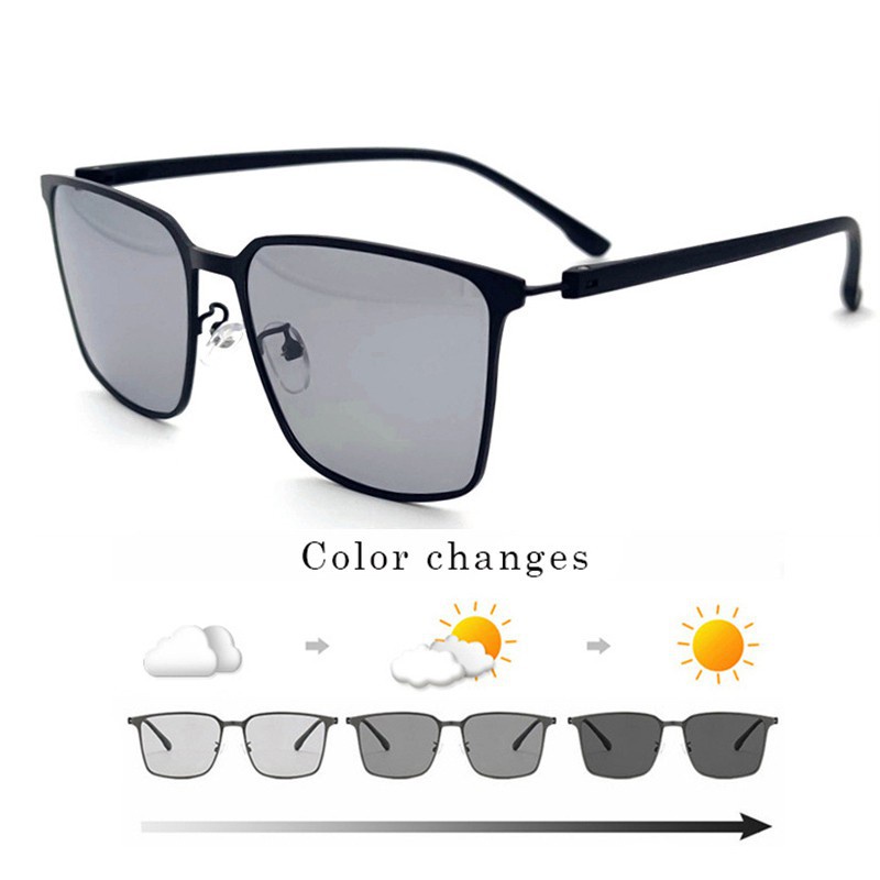 Kính Mát Phân Cực Siêu Nhẹ Gọng Vuông Kim Loại Fc0K Cho Nam | BigBuy360 - bigbuy360.vn