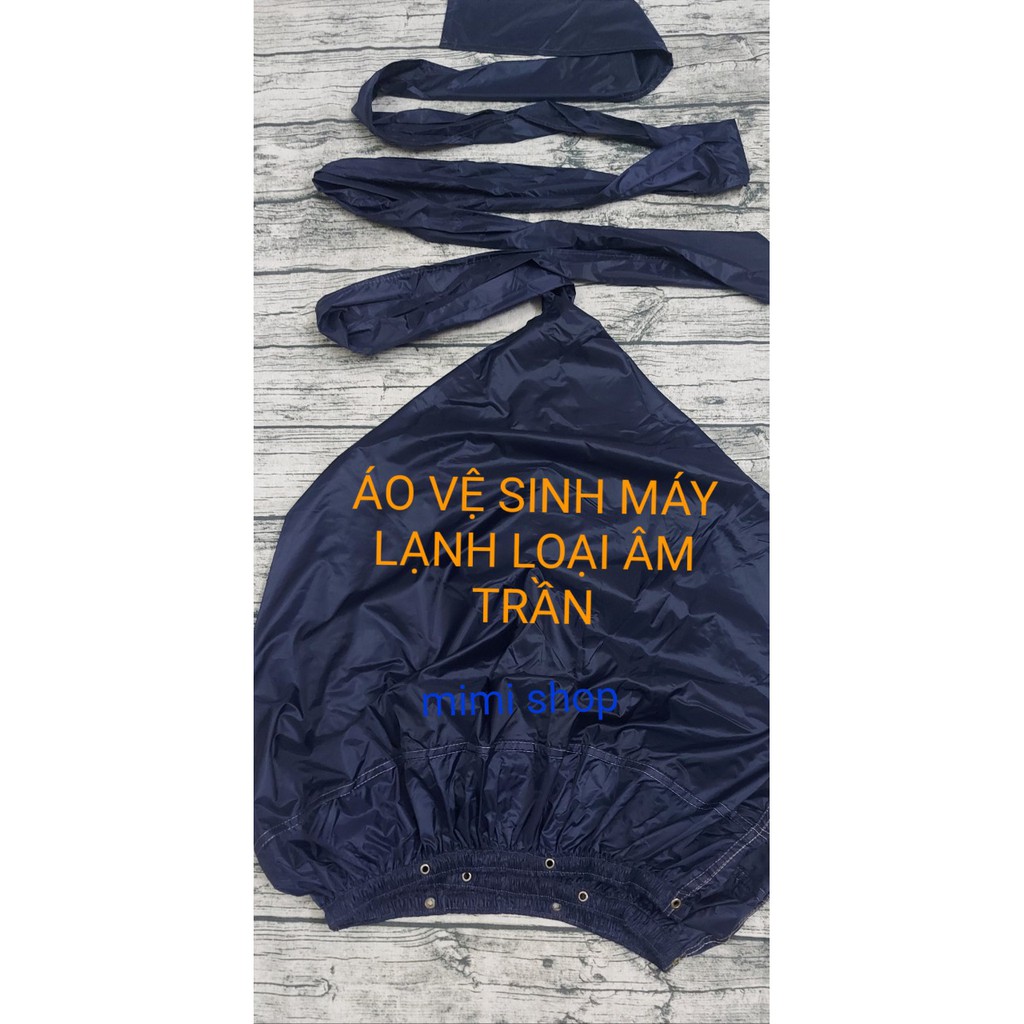 Túi trùm vệ sinh máy lạnh âm trần - dài 6 mét, đuôi 4m, rộng 2m, vải tốt, không bám nước, độ bền cao sử dụng dài lâu