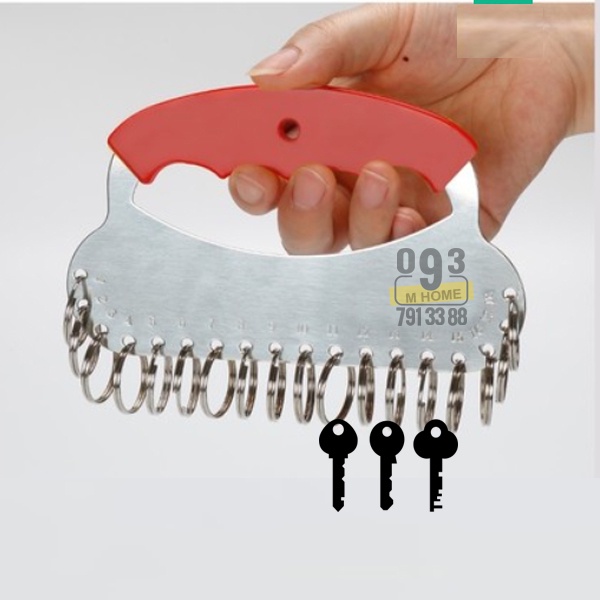 Dụng Cụ Móc Chìa Khóa, Ví Cầm Tay Treo Móc Khóa Mini 18 cái 28 cái