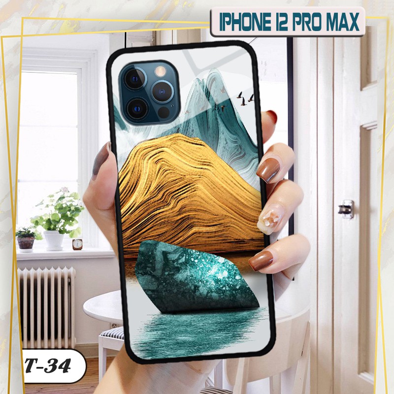 Ốp kính 3D IPhone 12 Pro max