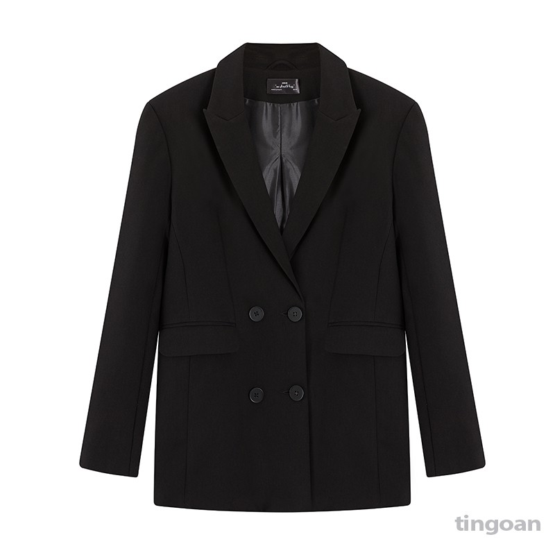 Áo blazer 4 cúc đen tingoan LOVE SPELL BLAZER/BL | BigBuy360 - bigbuy360.vn
