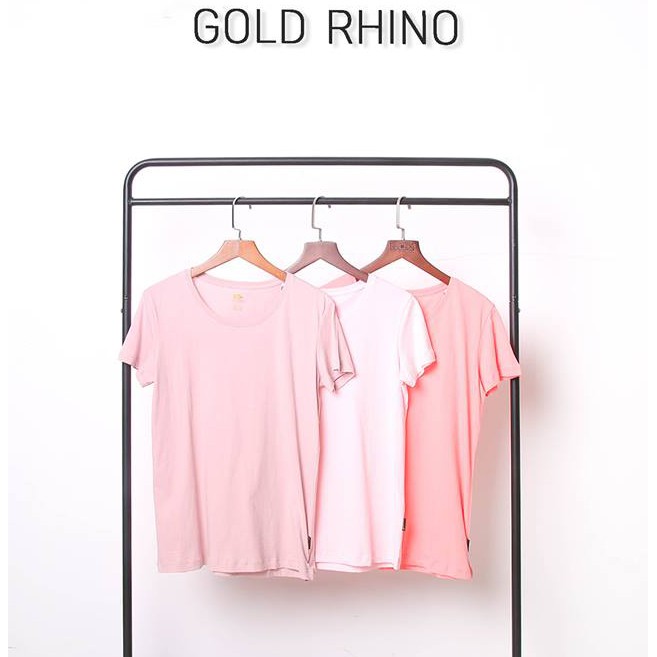 Combo3 áo thun nữ Gold Rhino cao cấp thoát nhiệt Nhật Bản hồng japan, hồng, cà rốt