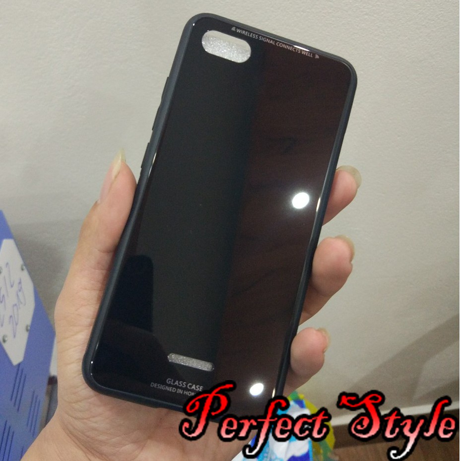 Ốp Lưng Mặt Kính cường lực xiaomi redmi 6a