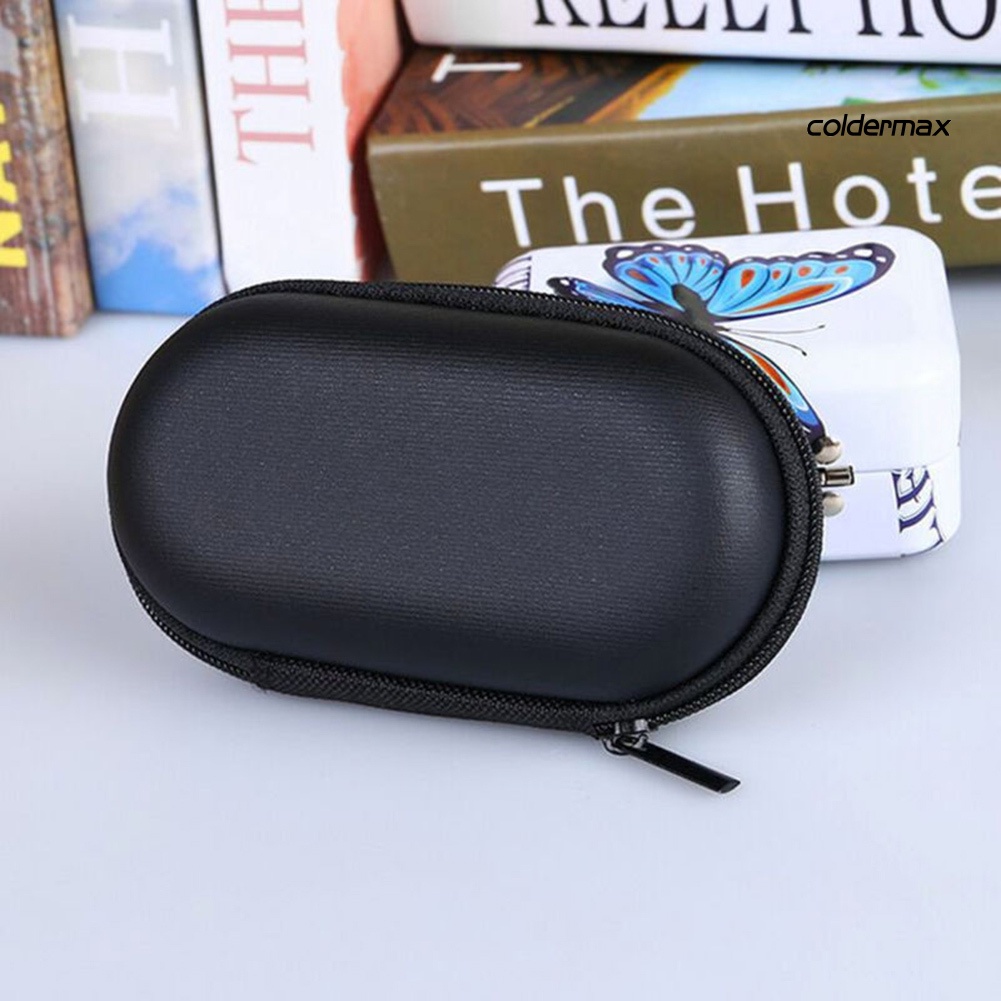 COLD ＊  Portable In Ear Earphone Headphone Storage Bag USB Cable Case Holder Organizer