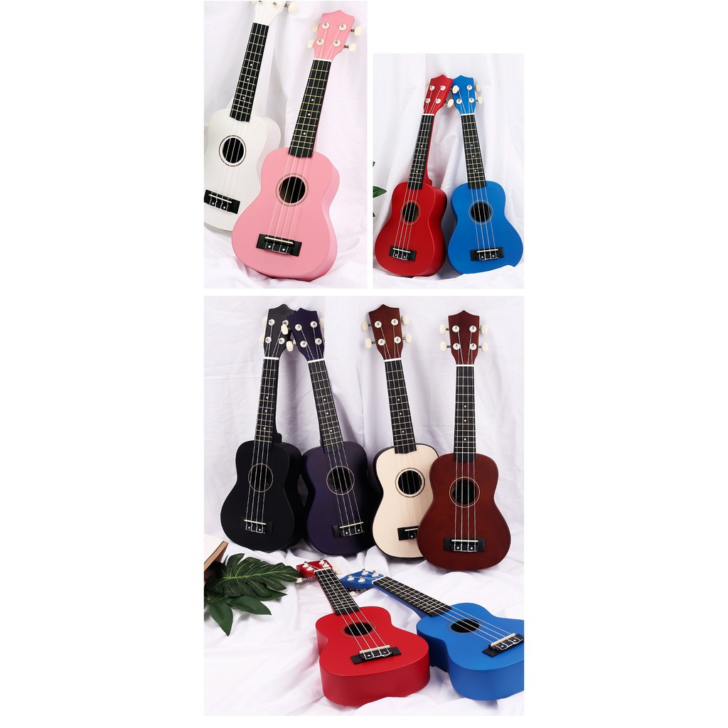 ĐÀN UKULELE SOPRANO I ĐÀN UKULELE MÀU SIZE 21INCH / HÀNG CHẤT LƯỢNG