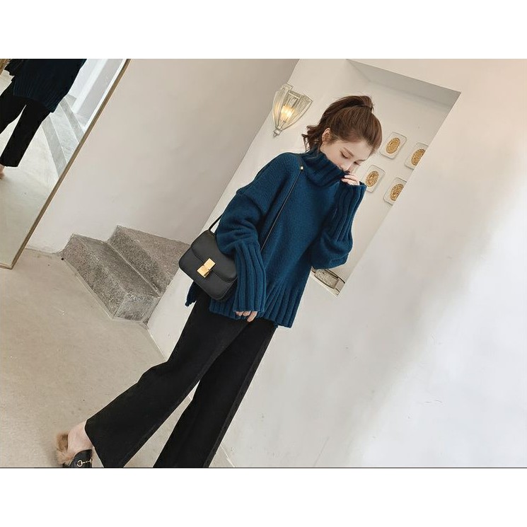 Áo Len Nữ Cổ Lọ Sang Chảnh Hàng Quảng Châu Cao Cấp Chất Đẹp | BigBuy360 - bigbuy360.vn