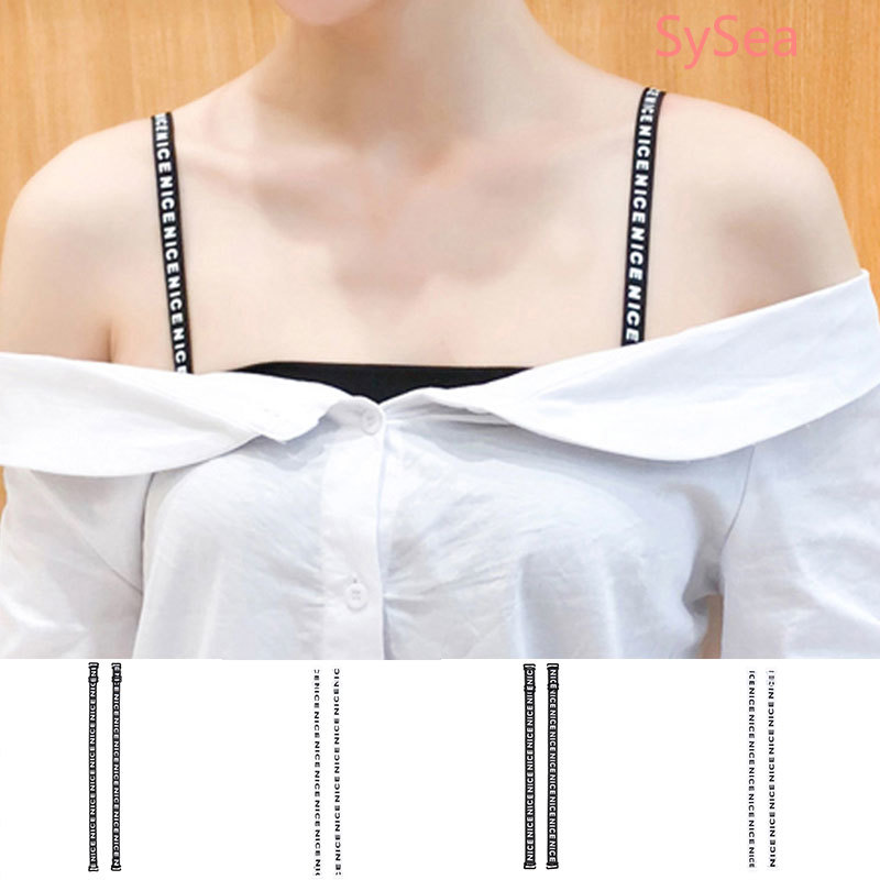 Dây áo lót phối chữ thêu sành điệu cho nữ