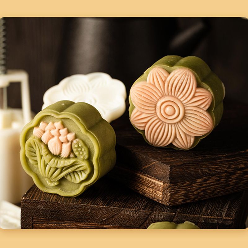 Khuôn Làm Bánh Trung Thu và 4 / 6 Khuôn Nhấn Tay 50g