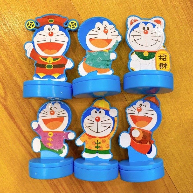 Bộ Mô hình Doraemon Mộc Dấu