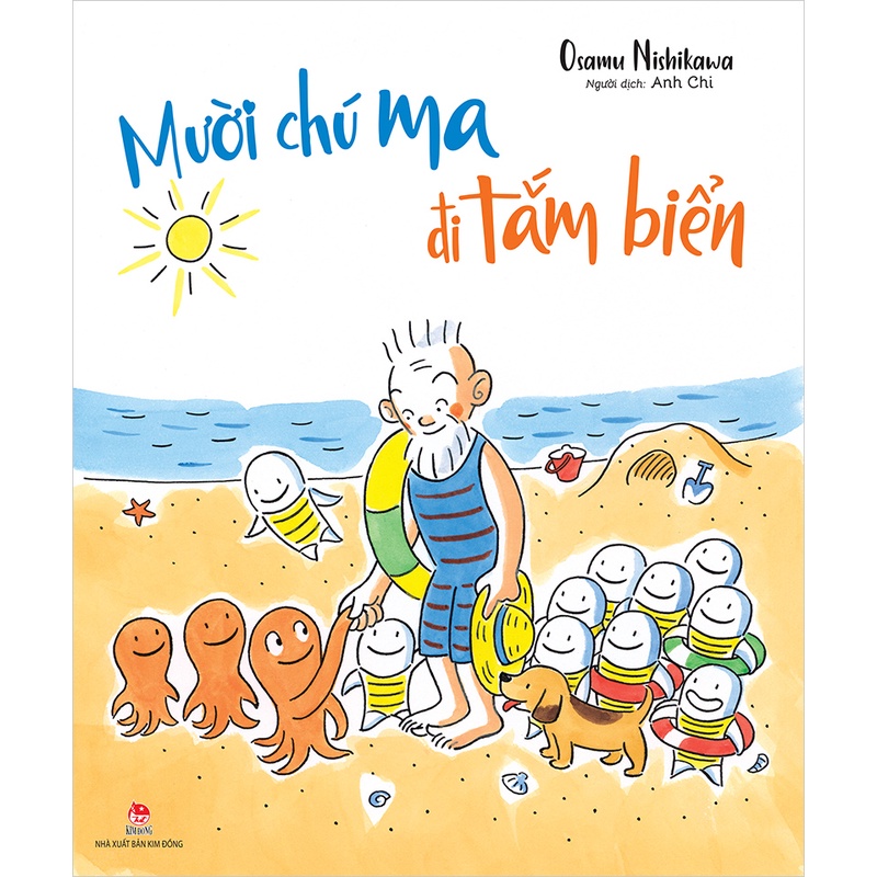 Sách - Mười chú ma đi tắm biển