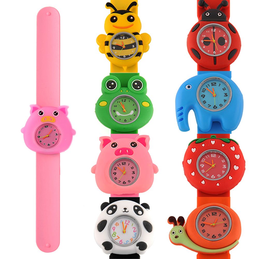 Đồng Hồ Đeo Tay Họa Tiết Hoạt Hình 3d Nhiều Màu Sắc Cho Bé