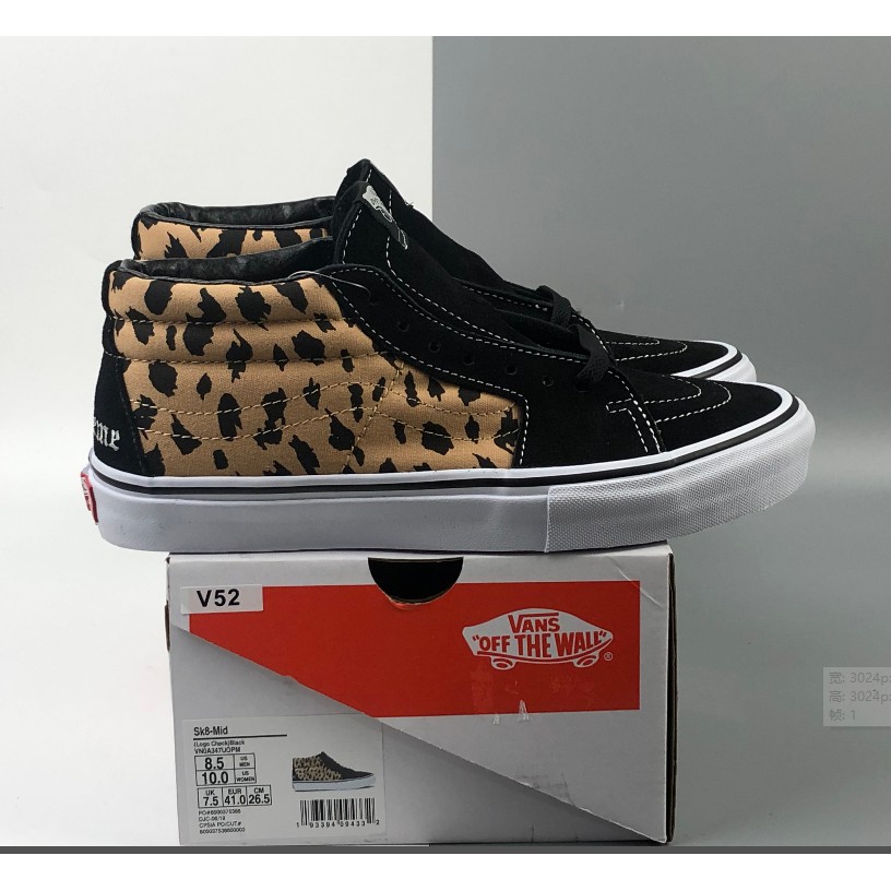 Giày Sneaker _Supreme x Vans Sk8 Mid Velvet Leopard Royal PHONG CÁCH ORDER + FREESHIP ➡️ gaubeostore.shop