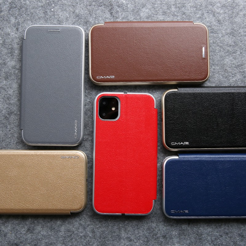 Bao Da Nắp Gập Có Nam Châm Hít Cho Iphone 12 Mini Iphone 12 Pro Max Apple 13 Pro Max