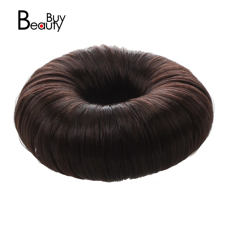 Brown hairdressing Donut Ring Bun Shaper styler