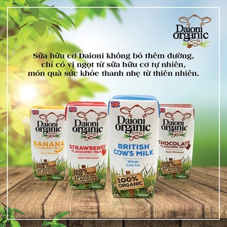 Sữa tươi hữu cơ nguyên kem Daioni 200ml x 18 hộp thumbnail