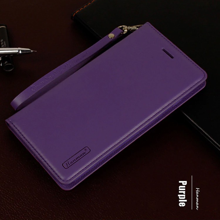 Bao da iPhone 11/ 11 Pro/ 11 Pro Max hiệu Hanman (Có kèm dây đeo) | BigBuy360 - bigbuy360.vn