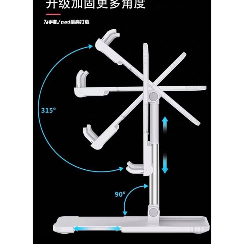 GIÁ ĐỠ ĐỂ BÀN CHO ĐIỆN THOẠI MÁY TÍNH BẢNG CHỐNG TÊ TAY MỎI VAI GÁY Mã 04 mới 2021 ( CHỮ NHẬT )