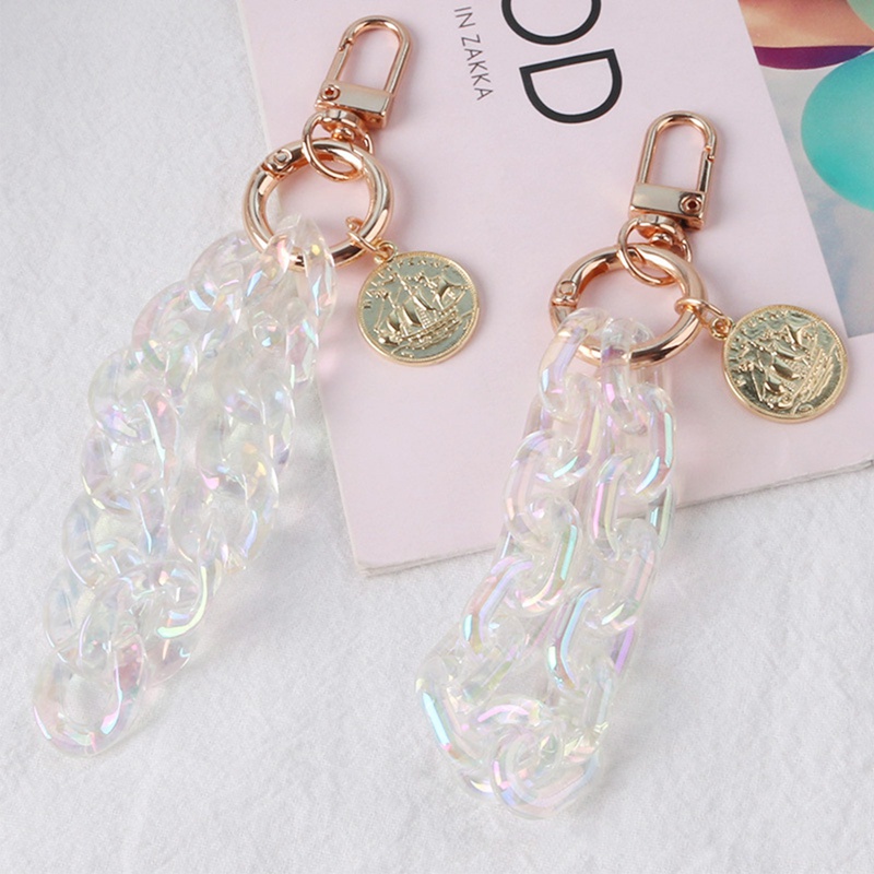 Móc chìa khóa bằng nhựa acrylic nhiều màu sắc độc đáo