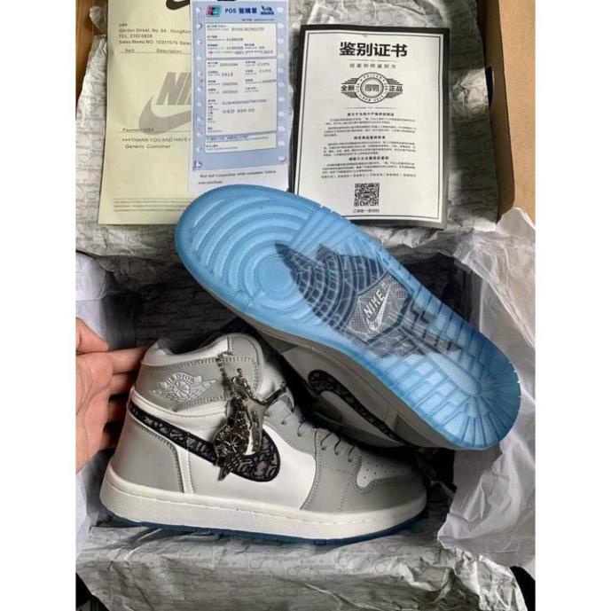Giày Thể Thao Nam Nữ Jordan JD1 Low Air Dior Cổ Thấp Đế Trong Thời Trang Full Box Bill - Nguyễn Tình sneaker | BigBuy360 - bigbuy360.vn