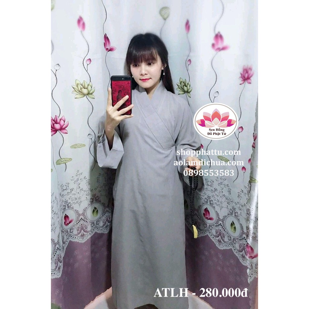 Áo tràng Liên Hoa Đài Loan - áo choàng dành cho phật tử cư sĩ hành lễ nhập khẩu