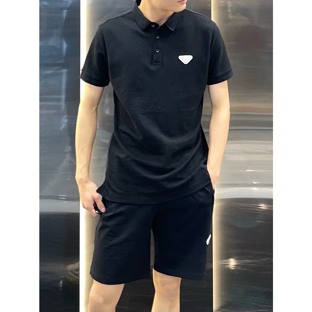 Áo thun polo tay ngắn PRAD1 2021 thời trang mùa hè cho nam