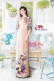 Áo dài in 3D tằm lụa