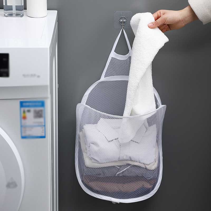 Giỏ Lưới Đựng Đồ Giặt Bền Gấp Gọn Được