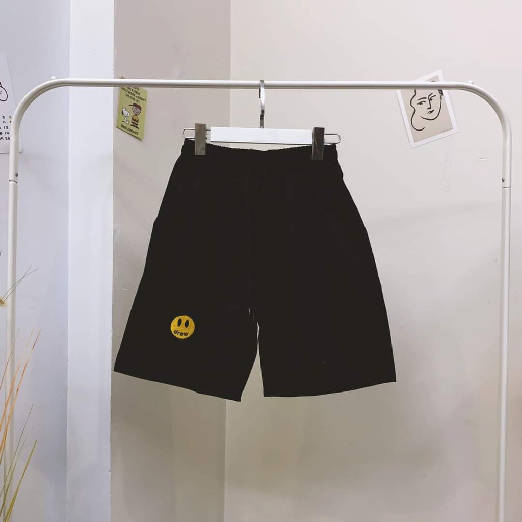 Bộ đồ nam mùa hè🍓thêu tay hình logo mặt cười,vải kaki mềm, stye ulzzang, unisex, thời trang nam KPISClOTHER