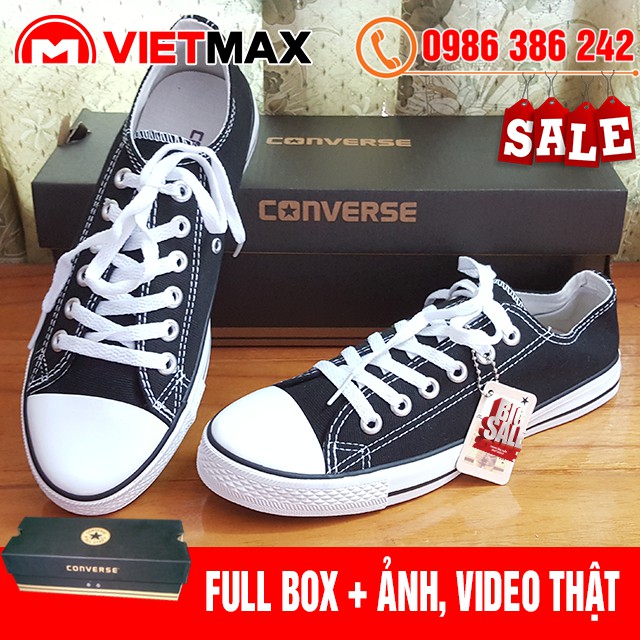🎁 [FREE SHIP + BOX] Giày Thể Thao CV Chuck II Đen Trắng Hàng Việt Nam
