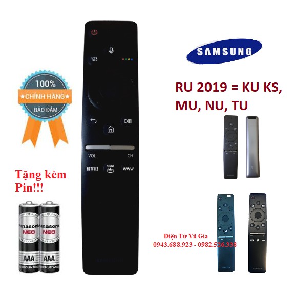 Remote Điều khiển tivi Samsung giọng nói RU 2019 có tìm kiếm bằng Tiếng Việt- Hàng chính hãng Made in Viet Nam mới 95%