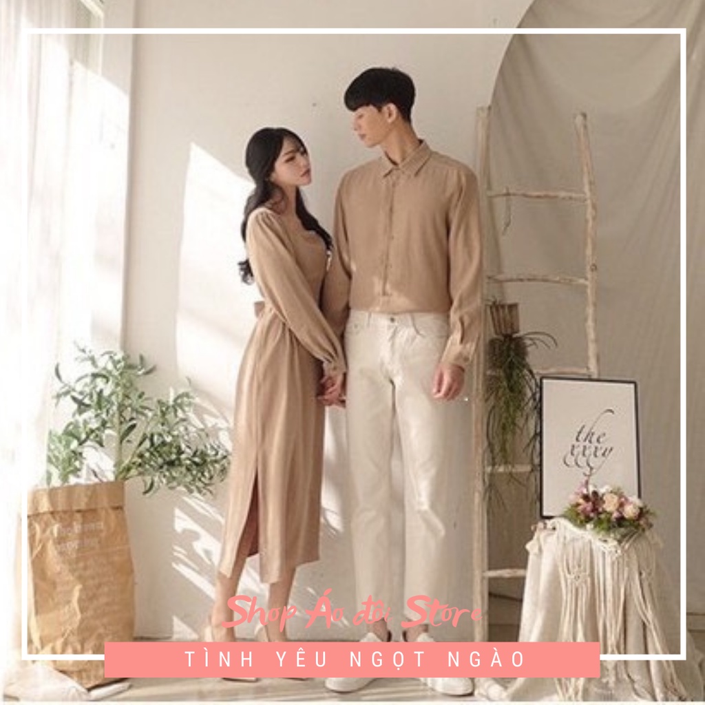 Đồ đôi nam nữ dễ thương, chất đẹp để chụp hình cưới, đi du lịch