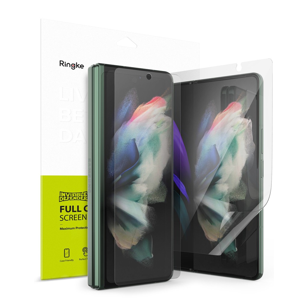 Dán màn hình Ringke cho Galaxy Z Fold 3 - Screen Protector Invisible Defender - Nhập khẩu Hàn Quốc