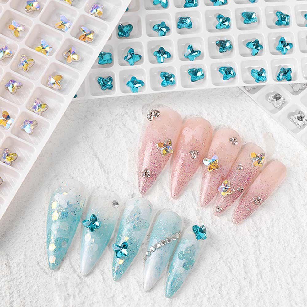 Set 30 Phụ Kiện Trang Trí Móng Tay 3D Lấp Lánh DIY|Phụ Kiện Trang Trí Móng Tay Charms