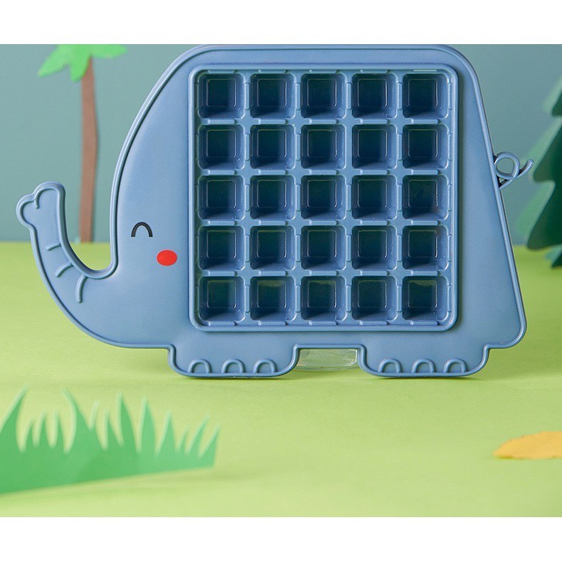 Khay đá, thạch hình thú ngỗ nghĩnh 25 viên