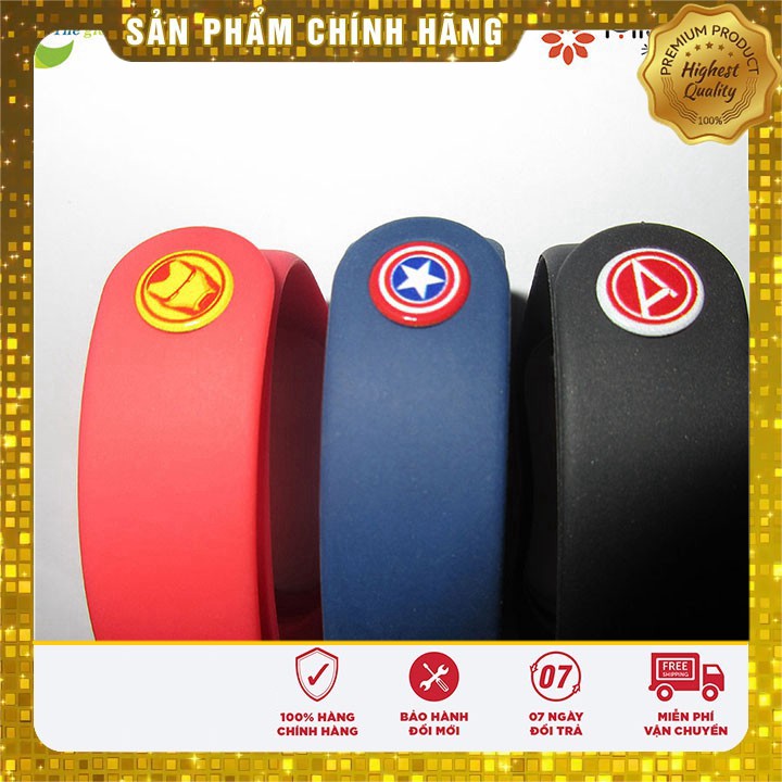 [Sale] Dây đeo cao su phiên bản Avengers cho Mi Band 3, Mi Band 4 - Shop Thế giới điện máy .