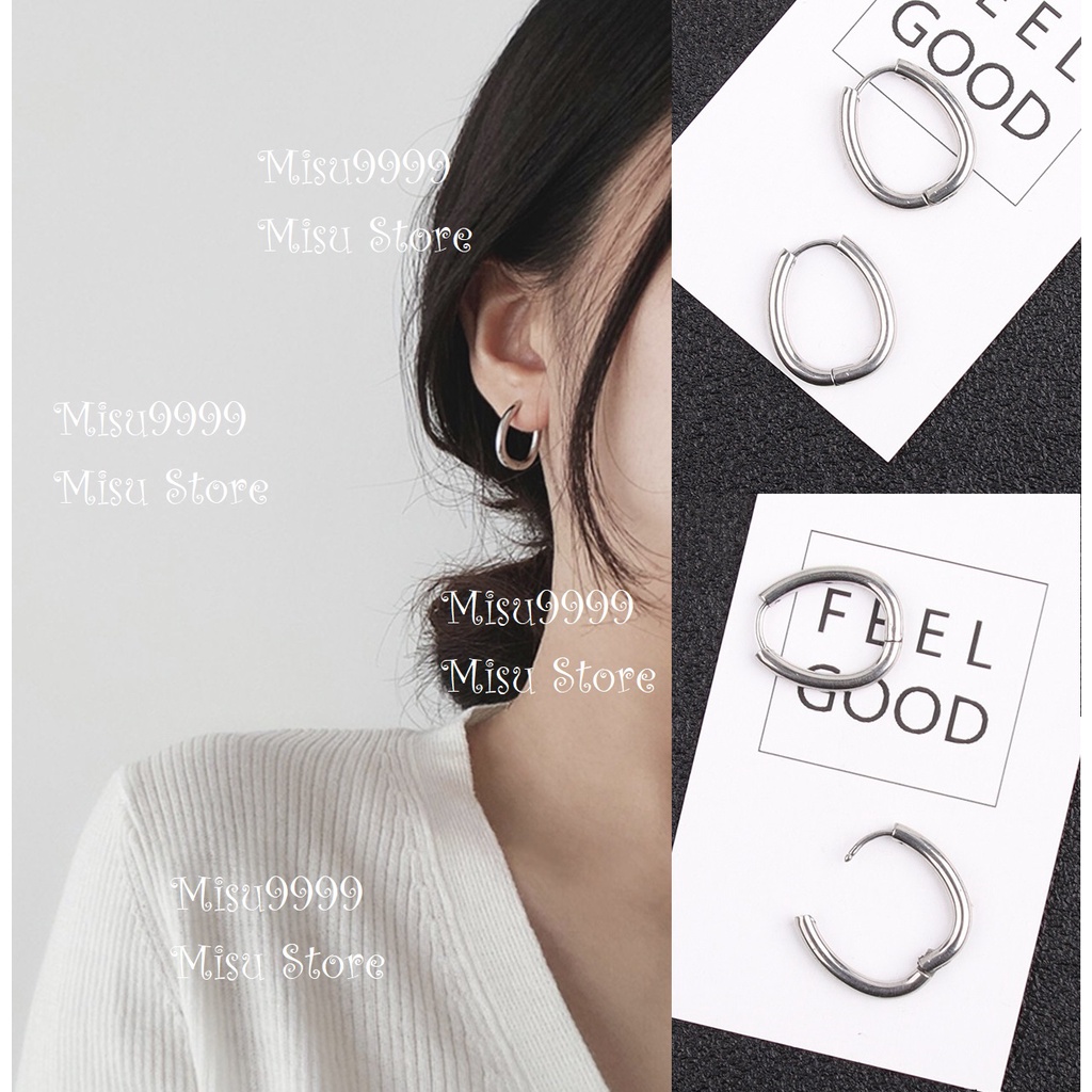 Khuyên titan hình bầu cá tính