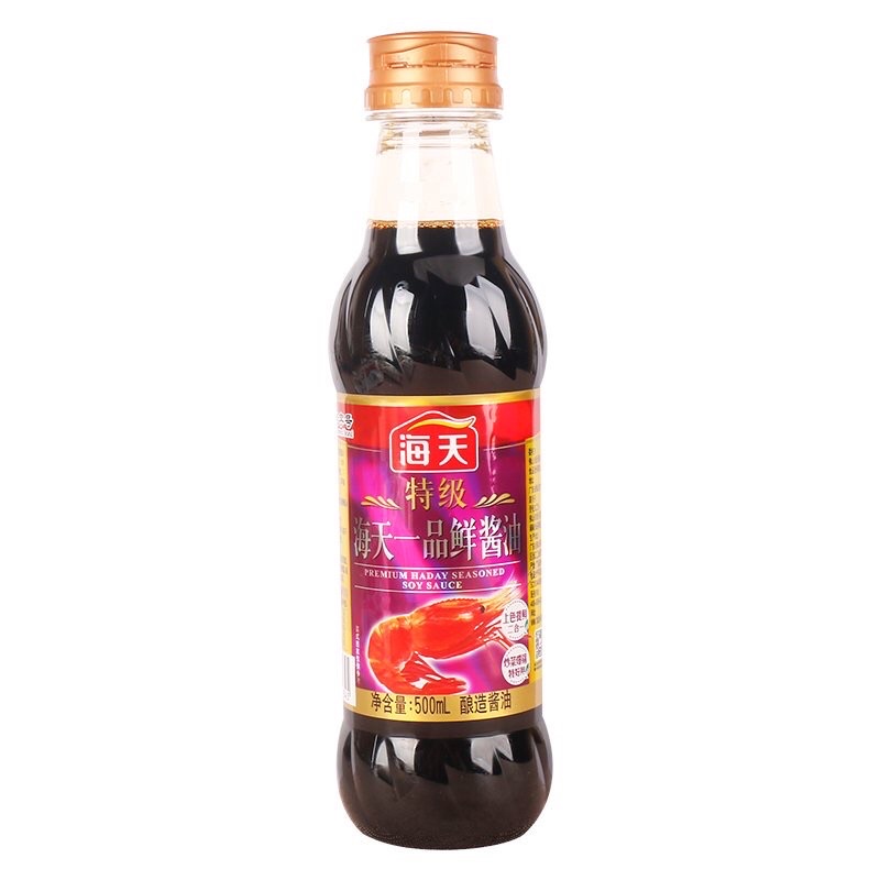 Xì Dầu Tôm Hải Thiên Hảo Hạng Chai Nhựa 500ml