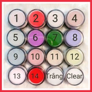 BỘT MỸ ĐẮP MÓNG, NẶN HOA, BỘT NHÚNG 3 IN 1