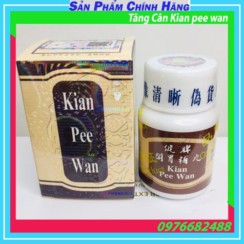 Tăng Cân Kian Pee Wan - Giúp ăn ngon miệng, tăng hấp thụ, cải thiện hệ tiêu hóa an toàn.